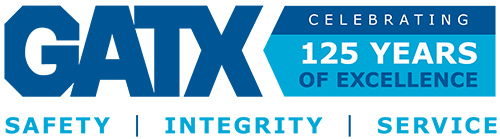 GATX 125th company anniversary logo